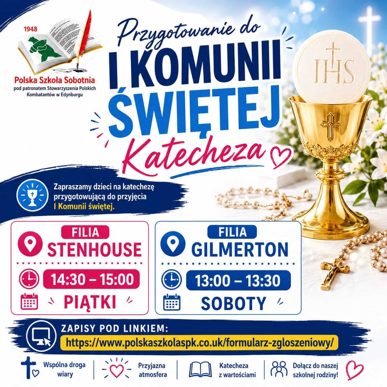 Polska Katecheza Przygotowanie do Komunii Świętej i Spowiedzi Edynburg